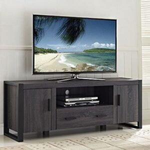 Contemporary TV Wall Unit with Swivel Mount: