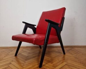 Retro Revival Velvet Armchair