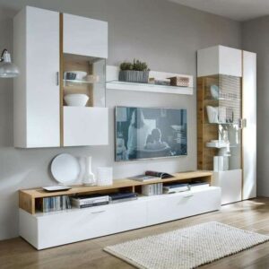 Modern TV Console with Built-In Storage