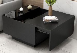 Black Lacquer Coffee Table