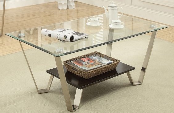 Rectangular Glass Center Table