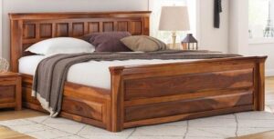 Rustic Wooden Bed Frame