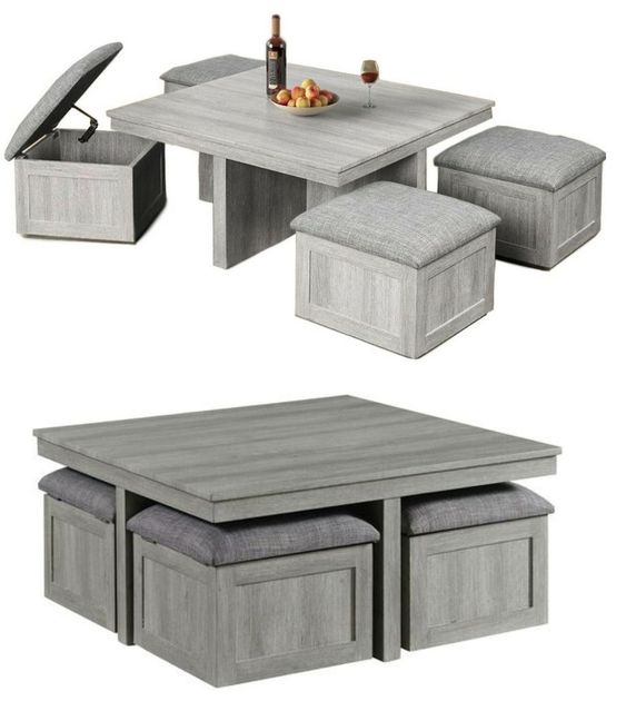 Storage Ottoman Center Table