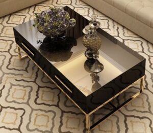 Black Lacquer Center Table