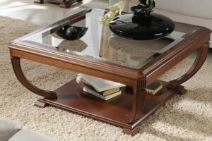 Rectangular Glass Center Table