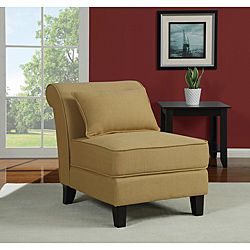 Classic Upholstered Slipper Chair