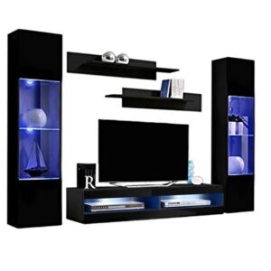 Modern Wall-Mounted TV Shelf with Floating Entertainment Center