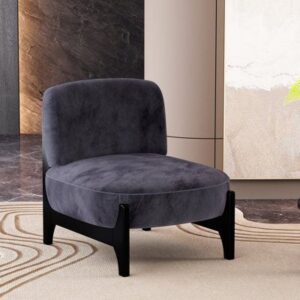 Modern Velvet Slipper Chair