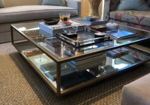 Contemporary Glass Coffee Table