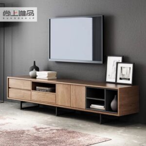 Mid-Century Modern TV Stand with Hairpin Legs