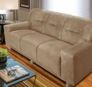 Plaid Patterned Conversation Sofaset