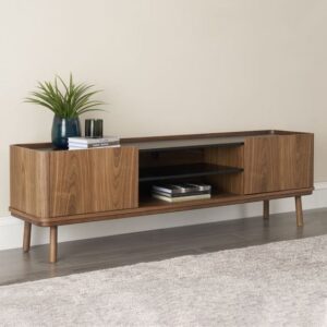 Mid-Century Modern TV Stand with Hairpin Legs