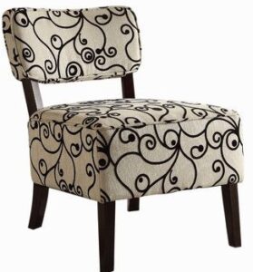 Coastal-Inspired Slipper Chair