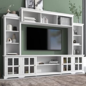 Modern TV Console with Built-In Storage
