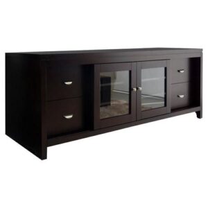 Contemporary TV Stand with Built-In Speakers