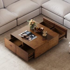 Minimalist Wooden Coffee Table