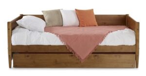 Scandinavian Inspired Daybed with Solid Wood Frame