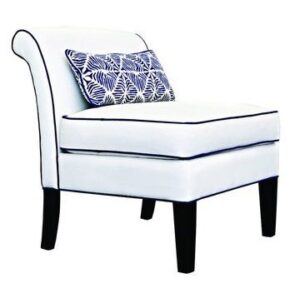 Boho Rattan Slipper Chair