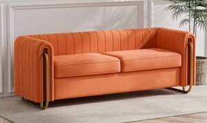 Contemporary Fabric Futon Sofa Bed