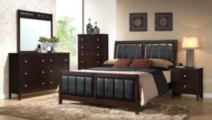 Contemporary Platform Bed Set: