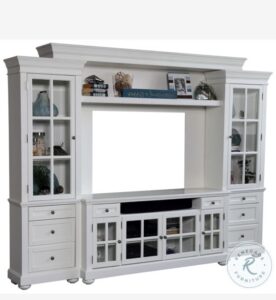 Modern TV Console with Built-In Storage