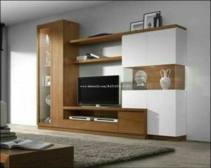 Modern TV Console with Built-In Storage