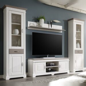 Modern TV Console with Built-In Storage