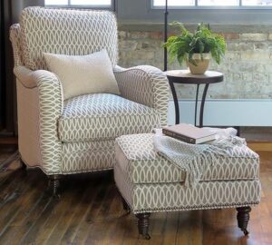 Wingback Slipper Chair