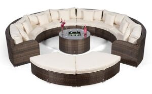 Circular Seating Conversation Set