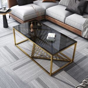 Geometric Metal Coffee Table
