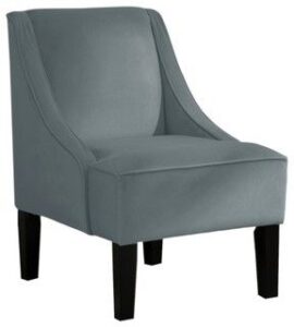 Modern Velvet Slipper Chair