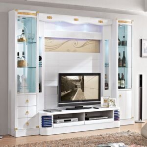 Modern Wall-Mounted TV Shelf with Floating Entertainment Center