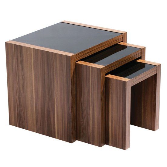 Walnut Veneer Center Table