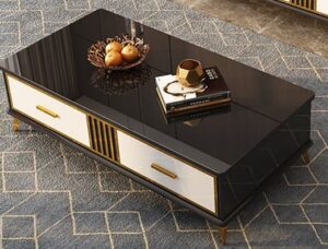 Black Lacquer Center Table