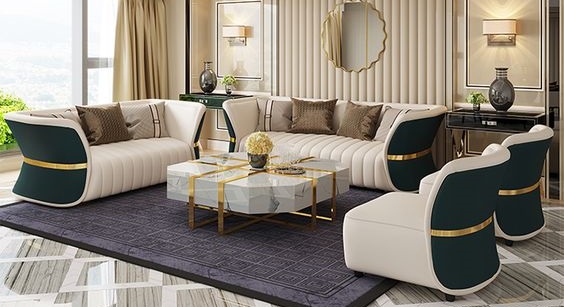 20 Best Affordable Curved Sofaset Furniture designs for sale In Uganda