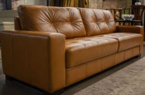 Plaid Patterned Conversation Sofaset