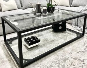 Rectangular Glass Center Table