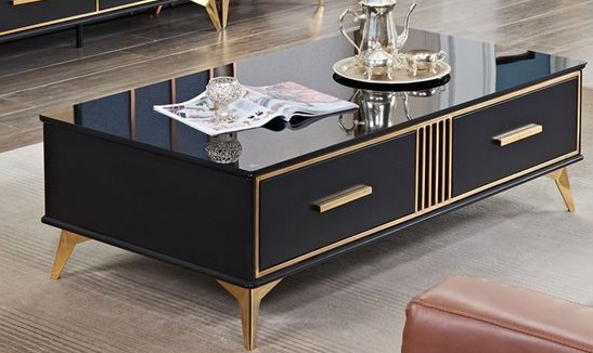 Black Lacquer Center Table