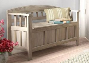 Entry Door way storage bench