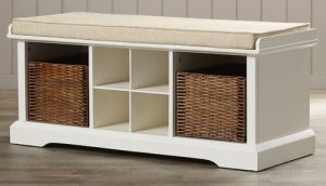 Entry Door way storage bench