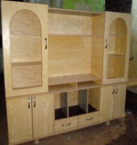 Scandinavian-Inspired TV Stand with Drawers