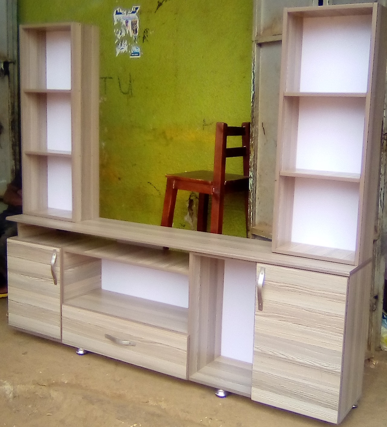 Scandinavian-Inspired TV Stand with Drawers