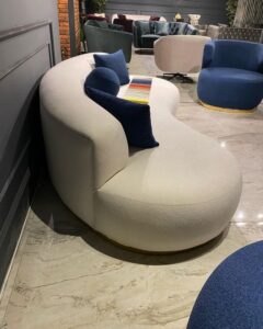 Ergonomic Curved Sofaset for Optimal Comfort 