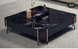 Marble-Topped Center Table