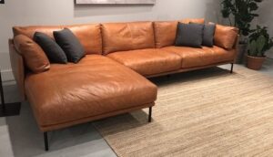 Classic Comfort Leather Sofa Set