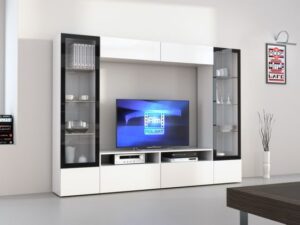 Modern Wall-Mounted TV Shelf with Floating Entertainment Center