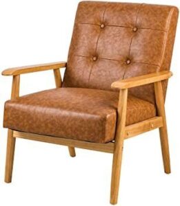 Leather Slipper Chair