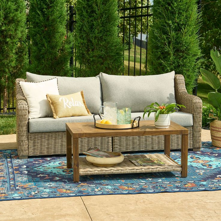 Boho Chic Outdoor Sofa Set