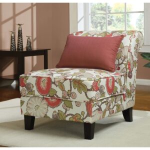 Floral Print Slipper Chair