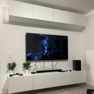Modern Floating TV Stand with Media Console